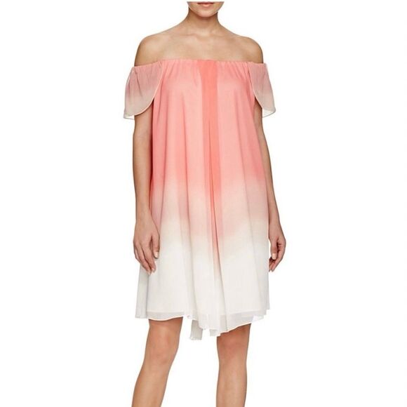 Rebecca Minkoff Off Shoulder Flowy Ombre Dress XS - Picture 1 of 9